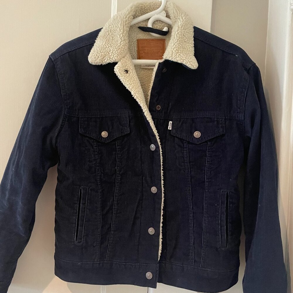 CORDUROY SHERPA TRUCKER JACKET